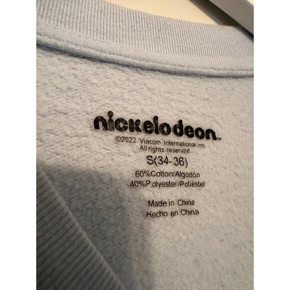 Viacom Nickelodeon Hey Arnold Gray Fleece Sweatshirt Sweater Size Small Y2k 90s - Picture 4 of 12